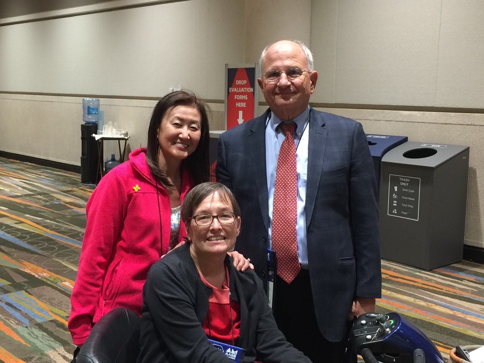 Dr. Chisa Yamada with mentors Drs. Paul Ness and Karen King